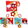 image:imageKids Preferred Disney Baby Mickey Mouse Colorful Crinkle Soft Book with Teething Corner and OnTheGo Clip for BabiesMickey Mouse