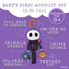 image:imageKids Preferred Disney Baby Nightmare Before Christmas Jack Skellington On The Go Activity Toy with Teether On The Go Clip Bell Chime and Pull Through Arms