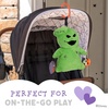 image:imageKids Preferred Disney Baby Nightmare Before Christmas Oogie Boogie On The Go Activity Toy with On The Go Clip Crinkle Squeaker and Rumble Sound