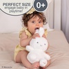 image:imageKids Preferred Miffy Baby 10 in Plush  Embroidered Details Miffy Logo on Paw Super Soft Cozy Plush for Ages 0 Months and up Beans in Bottom
