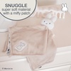 image:imageKids Preferred Miffy Baby Blanket  Neutral Colors Soft Snuggable Blankey Miffy Plush Embroidered Details Paci Loop 17 in Ages 0 Months amp Up