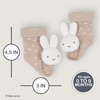 image:imageKids Preferred Miffy Baby Foot Rattle Set  Super Soft Rattles Neutral Colors Soft Sensory Elastic Socks Embroidered Details Ages 0 to 9 Months
