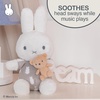 image:imageKids Preferred Miffy Baby Keywind Musical  Super Soft Plush Toy Plays Rockabye Baby Swaying Head Neutral Colors Ages 0 Months and Up 12 in