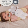 image:imageKids Preferred Miffy Baby Ragdoll Activity Toy  Super Soft Fabric Teether Ring Crinkle amp Rattle OnTheGo Clip Ages 0 Months and up 10 inches