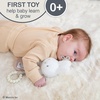 image:imageKids Preferred Miffy Baby Ring Rattle  Soft Plush Material Crinkle Rattle Toy with Bumpy Ring Teether Embroidered Details Ages 0 Months amp up