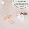 image:imageKids Preferred Miffy Baby Wrist Rattle Set  Rattle Plush Heads Easy On and Off Strap Hook amp Loop Closure Embroidered Details Ages 0 to 12 Months