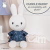 image:imageKids Preferred Miffy Plush 12  Black and White Dress Super Soft Material Embroidered Details Beans in Bottom Ages 0 Months and up 12 in