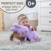 image:imageKids Preferred Miffy Plush Toy 14 Inch Sitting Dutch Bunny Plush by Dick Bruna Soft Boa Rabbit Bunny Stuffed Animal Plushie Doll for Girls and BoysPurple