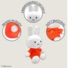 image:imageKids Preferred Miffy Plush Toy 8 Inch Sitting Dutch Bunny Plush from Dick Bruna Soft Boa Rabbit Bunny Stuffed Animal Plushie Doll for Girls and BoysOrange Dress