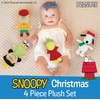 image:imageKids Preferred Peanuts 4 Piece Plush Set  Charlie Brown Snoopy Woodstock and Lucy  Soft Stuffed Animal Toys for Baby and Toddler Boys amp Girls