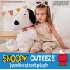 image:imageKids Preferred Peanuts Snoopy Cuteeze Plush Embroidered Details amp Crinkle Feet Stuffed Animal Toy for Baby and Toddler Boys amp Girls  25 Inch Size