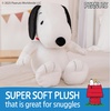 image:imageKids Preferred Peanuts Snoopy Cuteeze Plush Embroidered Details amp Crinkle Feet Stuffed Animal Toy for Baby and Toddler Boys amp Girls  25 Inch Size