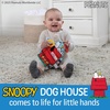 image:imageKids Preferred Peanuts Snoopy Sensory Crinkle Teether Toys for Newborn Baby Boys and Girls with OnTheGo Clip for Stroller and Car Seat 10 inches