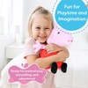 image:imageKids Preferred Peppa Pig 12 Plush Babies 0 Months and Up Super Soft Beans in Bum Embroidered Details Ideal for Baby Shower and Expecting Parents