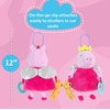 image:imageKids Preferred Peppa Pig Activity Toy  85 Inches Fairy Wings Heart Teether OnTheGo Clip Sensory Toy Rattle Crinkle Ages 0 Months Up
