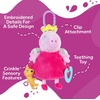 image:imageKids Preferred Peppa Pig Activity Toy  85 Inches Fairy Wings Heart Teether OnTheGo Clip Sensory Toy Rattle Crinkle Ages 0 Months Up
