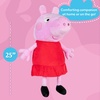 image:imageKids Preferred Peppa Pig Plush Super Soft Stuffed Animal Embroidered Details for Toddler Boys amp Girls  25 Inch Size