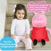 image:imageKids Preferred Peppa Pig Plush Super Soft Stuffed Animal Embroidered Details for Toddler Boys amp Girls  25 Inch Size