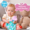 image:imageKids Preferred Peppa Pig Puppet Blankey  13 Inches Baby Showers Snuggle Blankey and Playful Puppet for Babies 0 Months and Up Embroidered Details