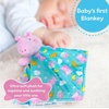 image:imageKids Preferred Peppa Pig Puppet Blankey  13 Inches Baby Showers Snuggle Blankey and Playful Puppet for Babies 0 Months and Up Embroidered Details