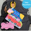 image:imageKids Preferred Peppa Pig Soft Book with Ribbons Teether Corner Squeaker Crinkle Pages Flaps OnTheGo Clip Ages 0 Months and Up 65 inches