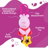 image:imageKids Preferred Peppa Pig Take Along Activity Toy  Baby Toy Star Teether Rattle Sensory Toy 9 Inches OnTheGo Clip Ages 0 Months and Up