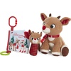 image:imageKids Preferred Rudolph The RedNosed Reindeer Set with Stuffed Animal Plush Rattle amp Crinkle Teether Activity Soft Book Christmas Holiday Toy Boys amp Girls 0 and up