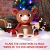 image:imageRudolph the Red  Nosed Reindeer  Stuffed Animal Plush Toy with Music amp LightsRudolph