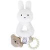 image:imageKids Preferred Miffy Baby Ring Rattle  Soft Plush Material Crinkle Rattle Toy with Bumpy Ring Teether Embroidered Details Ages 0 Months amp up