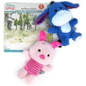 image:imageKIDS PREFERRED Disney Baby Cuteeze Winnie The Pooh Friends Eeyore and Piglet Stuffed Animal Plush Toys 2 Piece Set for Baby and Toddler Boys and Girls  7 Inches