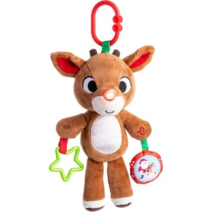 image:imageKIDS PREFERRED Rudolph The RedNosed Reindeer On The Go Teether Developmental Activity Toy 12 inches  BrownActivity Toy