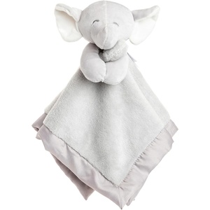 image:imageKids Preferred Carters Elephant Plush Stuffed Animal Snuggler Blanket  Gray