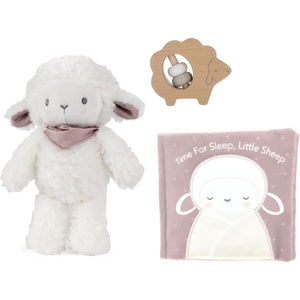 image:imageKids Preferred Carters Sheep 3Piece Gift Set  Sheep Plush Rattle Teether amp Soft Book