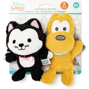 image:imageKids Preferred Disney Baby Cuteeze Mickey Mouse and Friends Pluto and Figaro Stuffed Animal Plush Toys 2 Piece Set for Baby and Toddler Boys and Girls  6 Inches