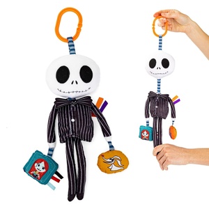 image:imageKids Preferred Disney Baby Nightmare Before Christmas Jack Skellington On The Go Activity Toy with Teether On The Go Clip Bell Chime and Pull Through Arms