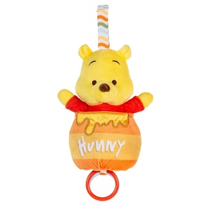 image:imageKids Preferred Disney Baby Winnie The Pooh Pulldown Honeypot Ziggle Multi Sensory Activity Toy with Pull Down Rings for a Jiggle and On The Go Fun