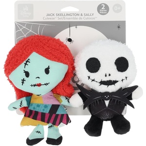 image:imageKids Preferred Disney Cuteeze 2 Pack Nightmare Before Christmas Jack and Sally Stuffed Animal Plush Toy  for Babies and Toddlers Multicolor6 inches