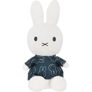image:imageKids Preferred Miffy Plush 12  Black and White Dress Super Soft Material Embroidered Details Beans in Bottom Ages 0 Months and up 12 in