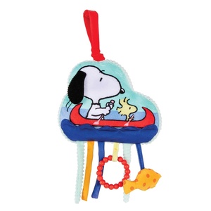 image:imageKids Preferred Peanuts Charlie Brown Toys Woodstock Baby Pulldown Ziggle Sensory Toy for Kids amp Toddlers for On The Go Fun with Stroller Car Seat Loop