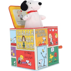 image:imageKids Preferred Peanuts Jack in the Box with Snoopy  Musical Toy Plays You are My Sunshine Colorful Durable Metal JackintheBox for Toddlers