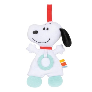 image:imageKids Preferred Peanuts Snoopy Baby Sensory Toy Crinkle Blanket Stuffed Animal for Newborn Infants and Babies Teether Toys with Stroller Car Seat Loop