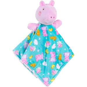 image:imageKids Preferred Peppa Pig Puppet Blankey  13 Inches Baby Showers Snuggle Blankey and Playful Puppet for Babies 0 Months and Up Embroidered Details