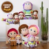image:imageDisney Toy Story Bullseye Activity Toy  Plush Baby Sensory Toy with Teethers Rattle Crinkle Textures and On the Go Clip for Infants and Toddlers