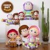 image:imageDisney Toy Story Woody in a Barrel Activity Toy with Pull Down Mechanism Teether Rattle Crinkle Snake and On the Go Clip for Babies