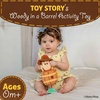 image:imageDisney Toy Story Woody in a Barrel Activity Toy with Pull Down Mechanism Teether Rattle Crinkle Snake and On the Go Clip for Babies
