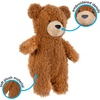 image:imageKids Preferred 11 Inch Teddy Bear Brown Soft Plush Stuffed Animal Toy Gift for Kids and Toddlers  Carters Squishy Bear