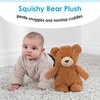image:imageKids Preferred 11 Inch Teddy Bear Brown Soft Plush Stuffed Animal Toy Gift for Kids and Toddlers  Carters Squishy Bear