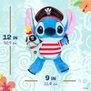 image:imageKids Preferred Disney Baby Pirate Stitch Holding Little Scrump Plush Stuffed Animal Toy Embroidered Details for Baby and Toddler Boys amp Girls