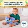 image:imageKids Preferred Disney Baby Stitch with Scrump Key Wind Musical  Soft Material Plays You are My Sunshine Swaying Head Ages 0 Months and Up 9 in
