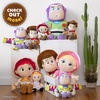image:imageKids Preferred Disney Baby Toy Story 4 Pc Set Plush  Woody Buzz Lightyear Jessie Bullseye For Baby and Toddler Boys amp Girls
